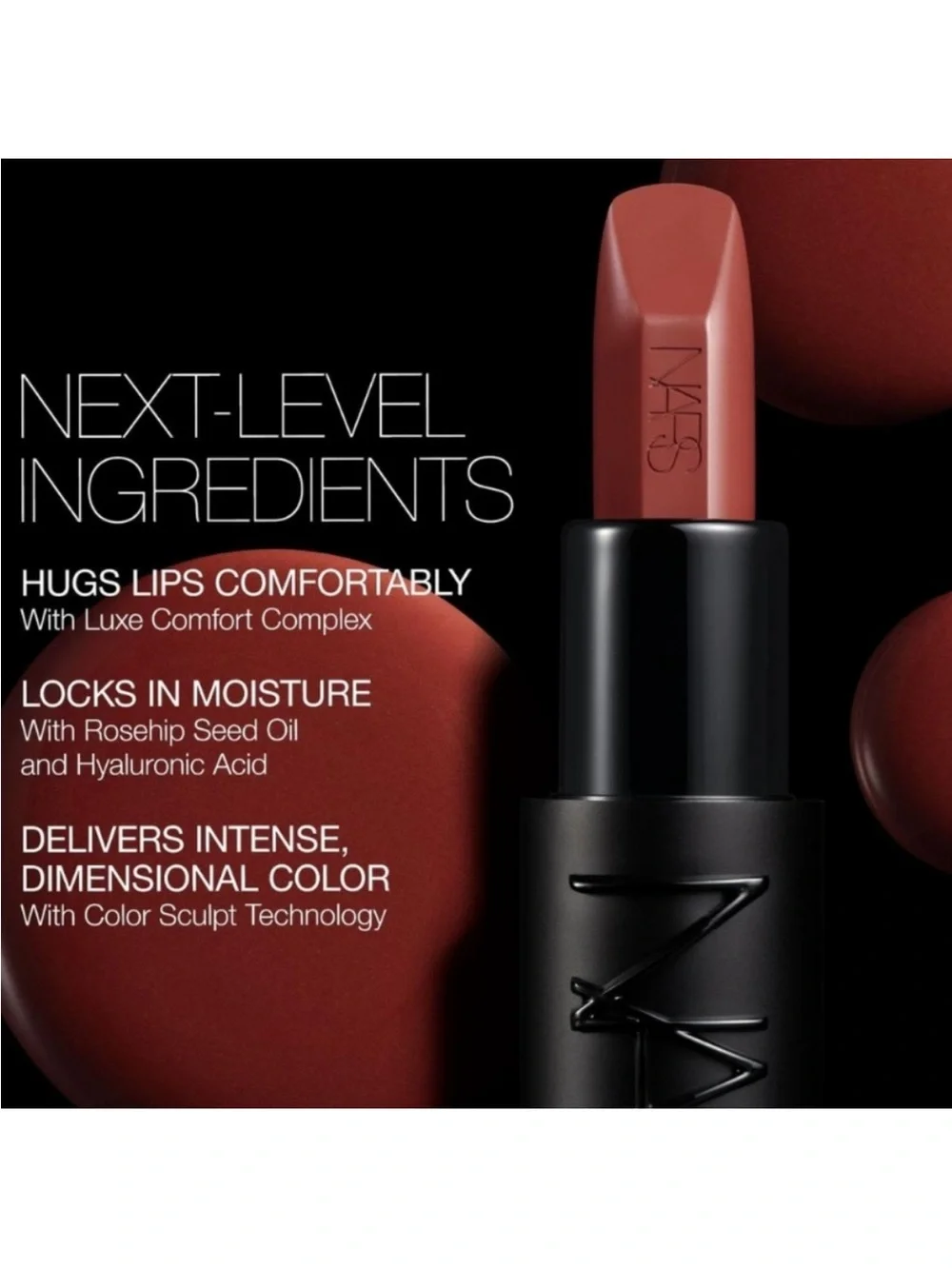 NARS Explicit Lipstick Mini in Unauthorized 1.2g BRAND NEW IN BOX